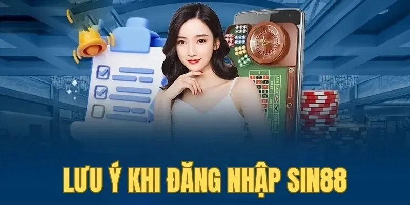 Lưu ý khi đăng ký Sin88